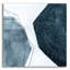 Art mural en verre épique «Adjacent Abstraction 2» par Emma Scarvey, 12 po x 12 po