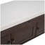 Banc de rangement avec 3 portes en forme de volet, banc à chaussures avec coussin amovible et espace de rangement caché-760523485