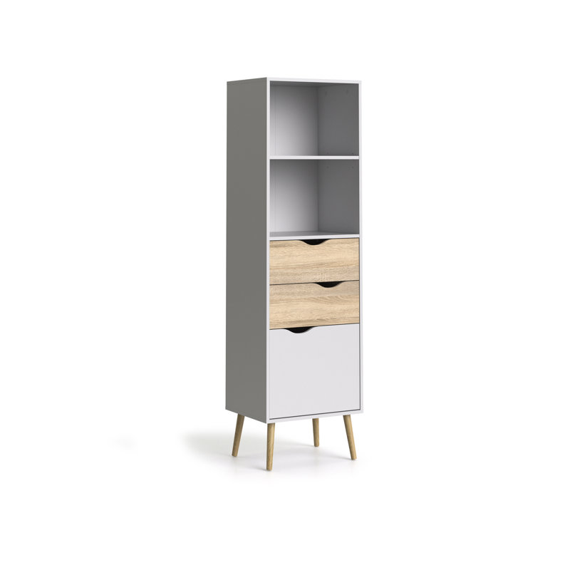 Sarang 171.3cm H x 50.1cm W Solid Wood Standard Bookcase