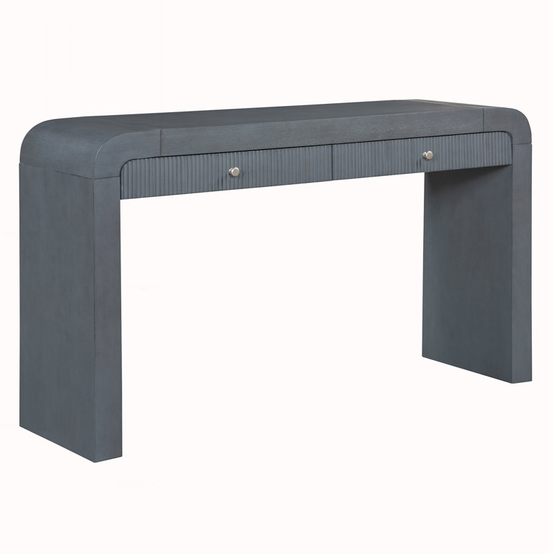 Console Table with Fluted Drawer Front