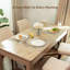 Table de salle à manger Farmhouse, table de cuisine rectangulaire en bois de 70 po pour 4 à 6 personnes, table de salle à manger moderne et bureau à domicile pour les réunions de famille et d'étude, facile à nettoyer, rustique-1176736527