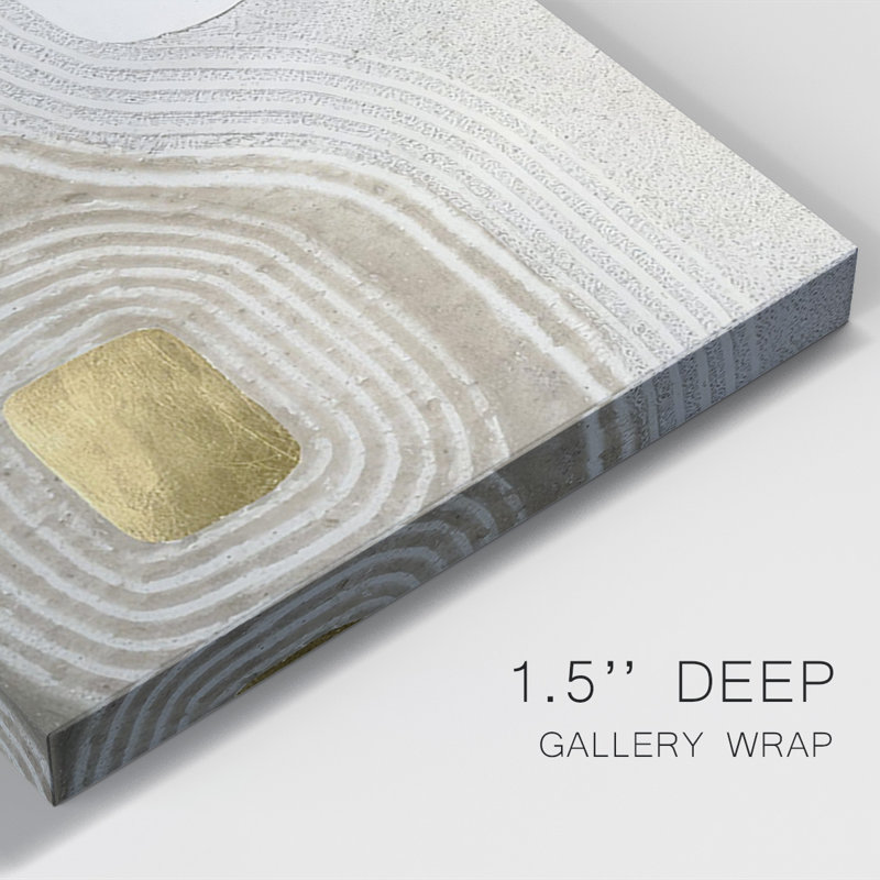 Golden Ishi I sur impression sur toile, H 48 po x l 32 po