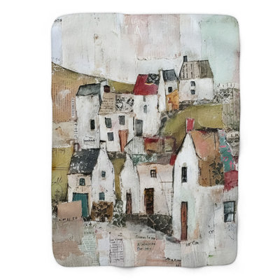 Coastal Color Burst - couverture de qualité supérieure 1 pièce