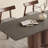 Matte Rock Slab Dining Table - Solid Wood Frame-102423404