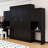 Queen Murphy Bed with Desk and Cabinets-559281904