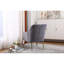 Fauteuil chic en velours Mid Century