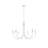 Metal 6-Light Chandelier