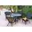 Batchelder 4 - Person Wicker Patio Dining Set with Round Table-32641126-32641116