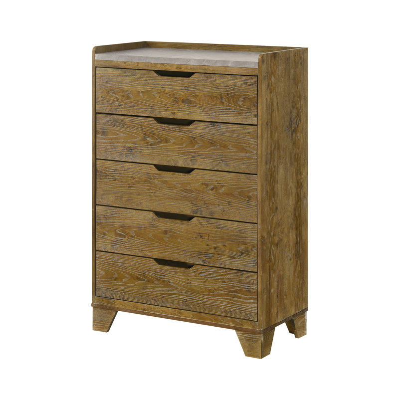 Commode rustique 31,65 ", brun
