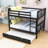 Full Over Full Wooden Bunk Bed With Twin Trundle And Convertible Design-761137984
