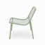 Ensemble de conversation d'extérieur 3 pièces avec cadre en fer Kincaid - 2 chaises en filet et 1 table d'appoint, finition vert mat-637034563