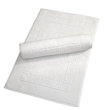 Cristin Bath Rug Latitude Run Color: White