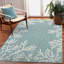 Tapis intérieur / extérieur bleu Gritton-858035315