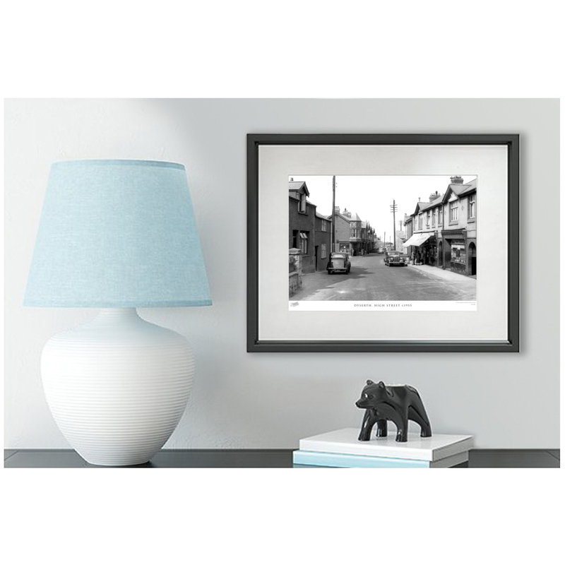 Dyserth, High Street C1955 1 Piece Single Picture Frame Wall Art, 28cm H x 36cm W x 2.3cm D