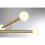 Lustre 4 lumières Meridian en laiton naturel-1920448396