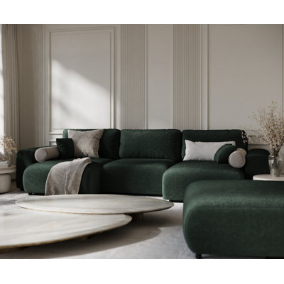 Six-seater panoramic sofa