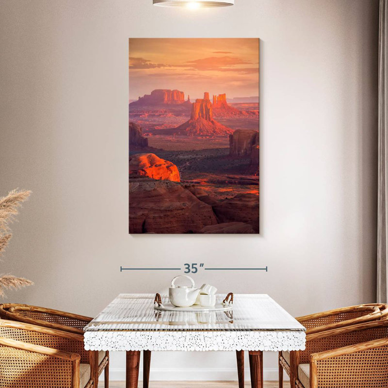 Alvord Hunts Mesa Daybreak, 48" H x 32" W