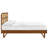 Modway Sidney Cane and Wood Platform Bed with Angular Legs-1333490575-1333490675