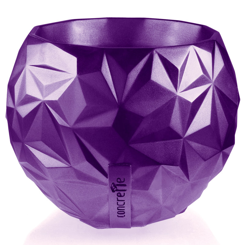 Handmade Pot Planter, Violet Metallic