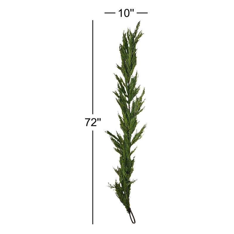 72" Cedar Christmas Garland