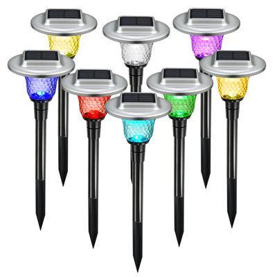Low Voltage Solar Powered Integrated LED Pathway Light Pack