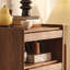 Armoire d'appoint ronde en verre