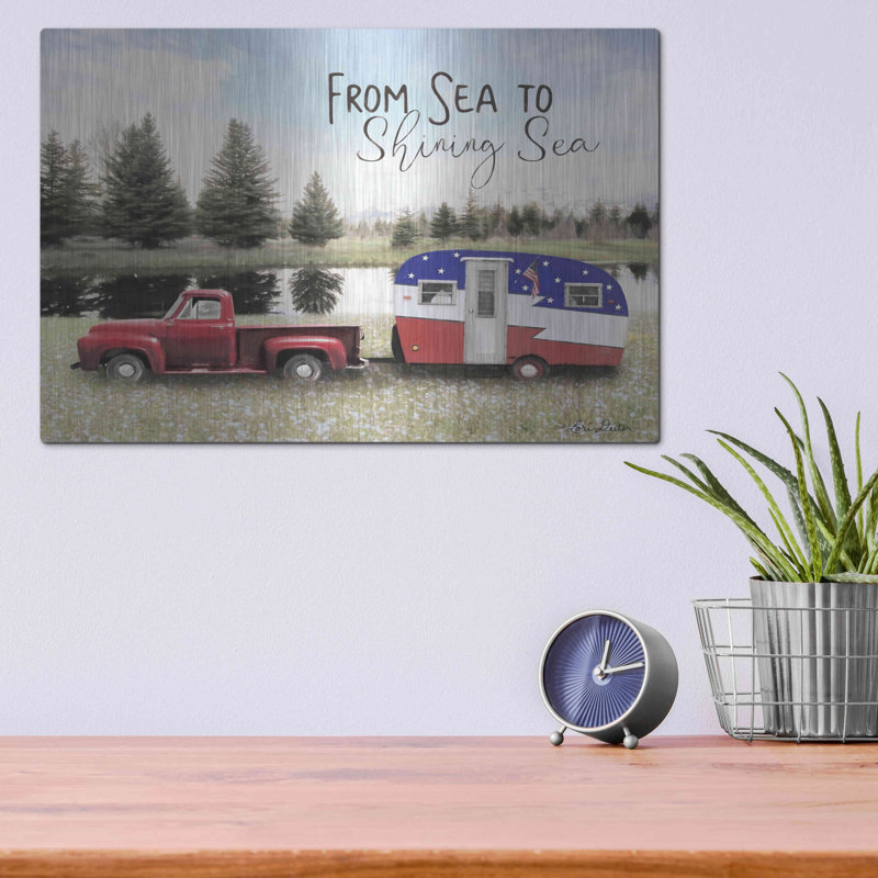«American Camper» par Lori Deiter, H 12 po x l 16 po