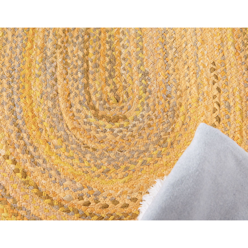 Branton Cotton Southwestern Indoor Rug, Oval 8' x 10'