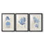 Blue Marine Algae IV - reproduction encadrée sur mesure de qualité supérieure mate - 3 pièces-40886029-40886035