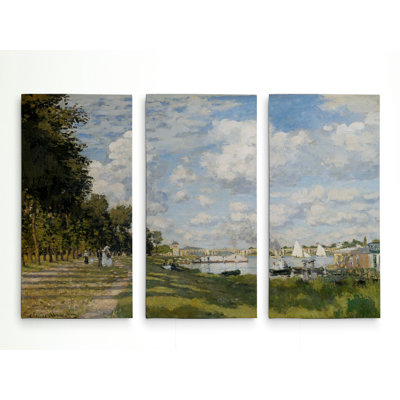 Port à Argenteuil par Claude Monet - reproduction d'art sur toile