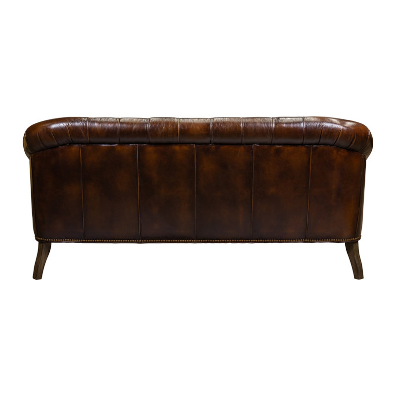 Corrine  Loveseat in Kudos Seagrass, Richmond Lager 