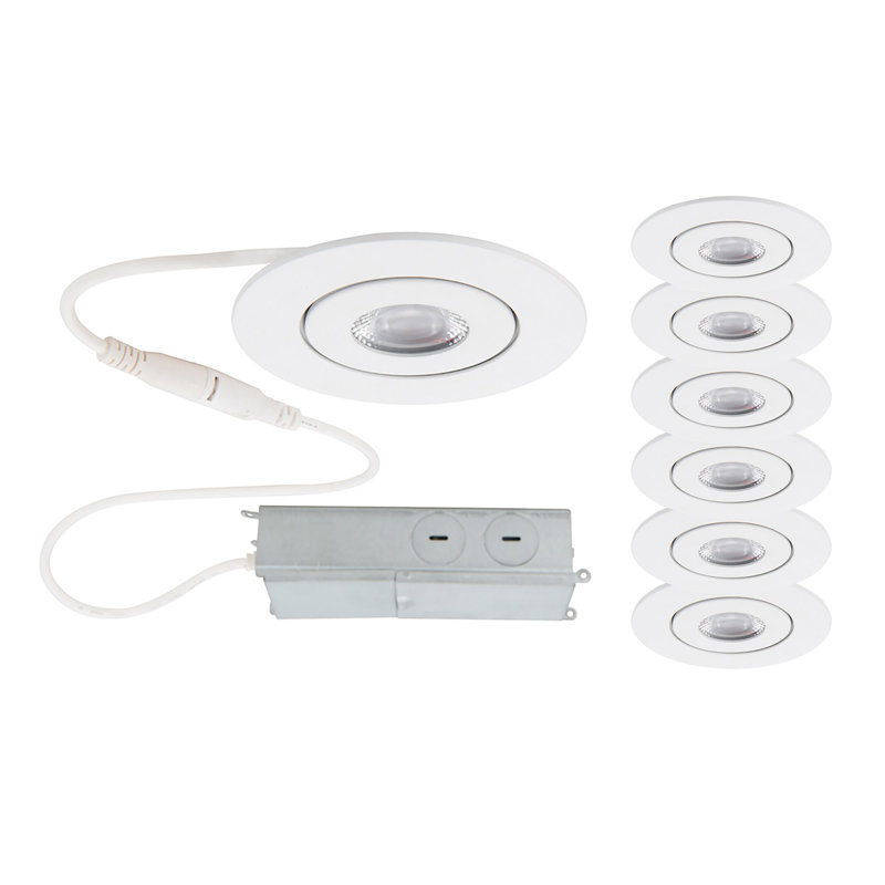 Ensemble d'éclairage encastré ultra-mince DEL Remodel Lotos 44319 Lotos 44319