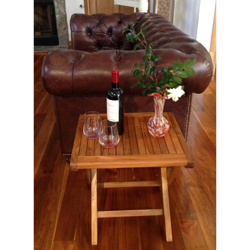 Miami Outdoor Square Teak Side Table