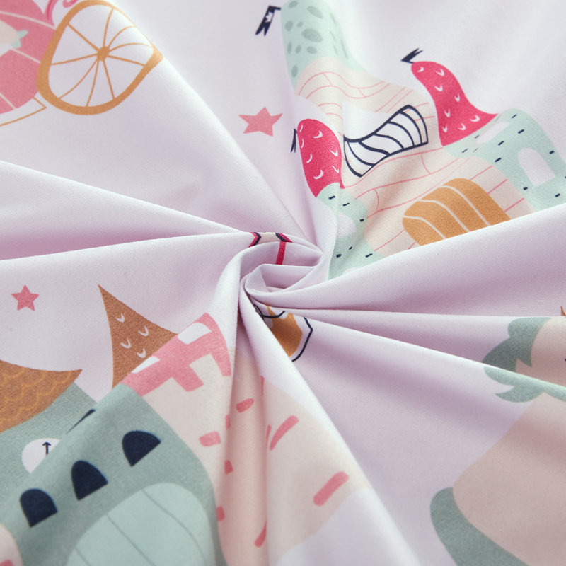 Space Rocket Reversible Duvet Cover Set, Full/Queen, Princess Castle