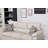  80.5" Leathaire 3-Seater Sofa with 2 Accent Pillows For Modern Living Room-116620133