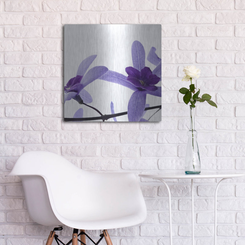 «Fleur mauve 2» par PhotoINC Studio, H 24 po x l 24 po