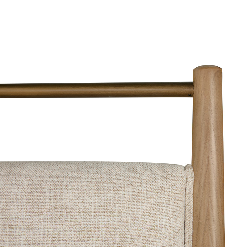 Highland Oak High Back Dining Side Chair, Dawn