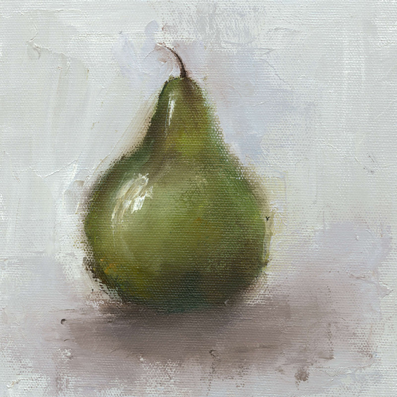 Peint fruits V, H 12 po x l 12 po
