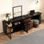 Bureau de commode extensible avec tiroirs de rangement Calvers