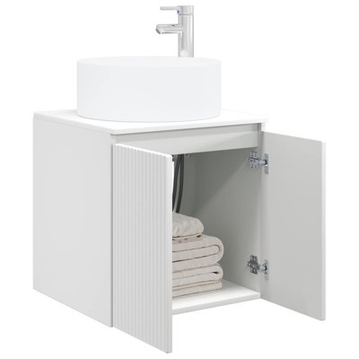 Single Bathroom Vanity with Ceramic Basin