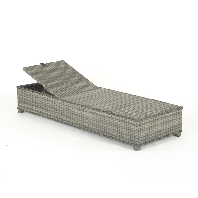 Weingarten 196cm Long Reclining Single Chaise with Cushions