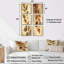 Gussie - ensemble de 6 reproductions d'art sur toile florales-1947828114-1947828115