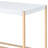 Rectangular Writing Desk With USB Ports