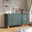 Commode double 6 tiroirs en bois robuste-612822027