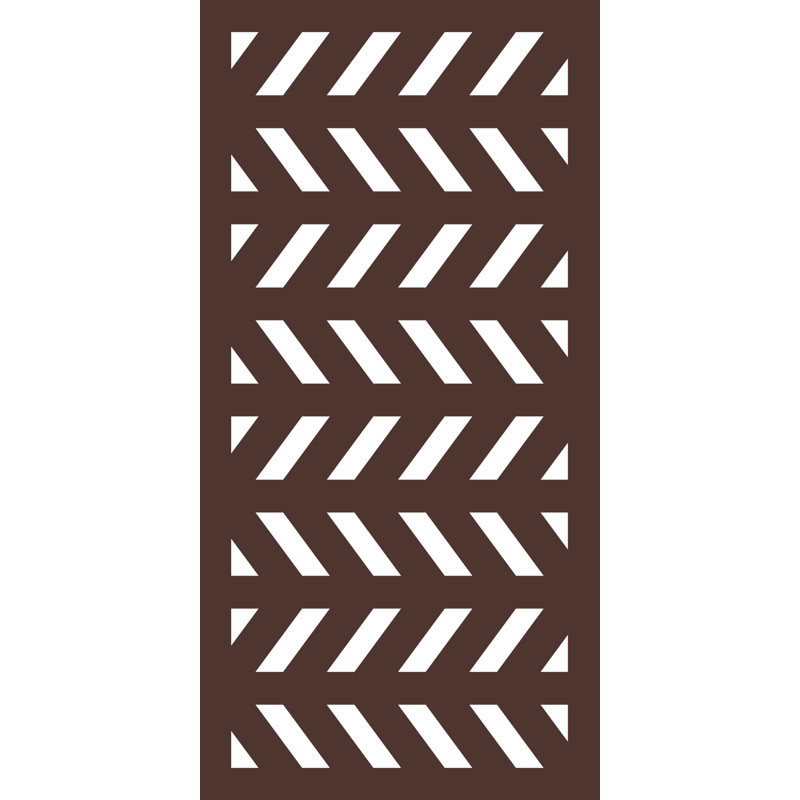 Panneau de clôture à chevrons H 4 pi x l 2 pi