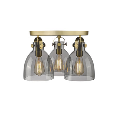 Smeltertown Glass Flush Mount