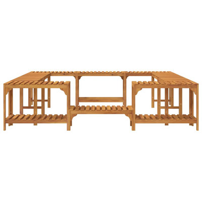 Hot Tub Surround Brown Solid Acacia Wood
