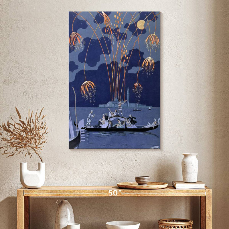 Feux d'artifice à Venise 1924, H 39 po x l 26 po