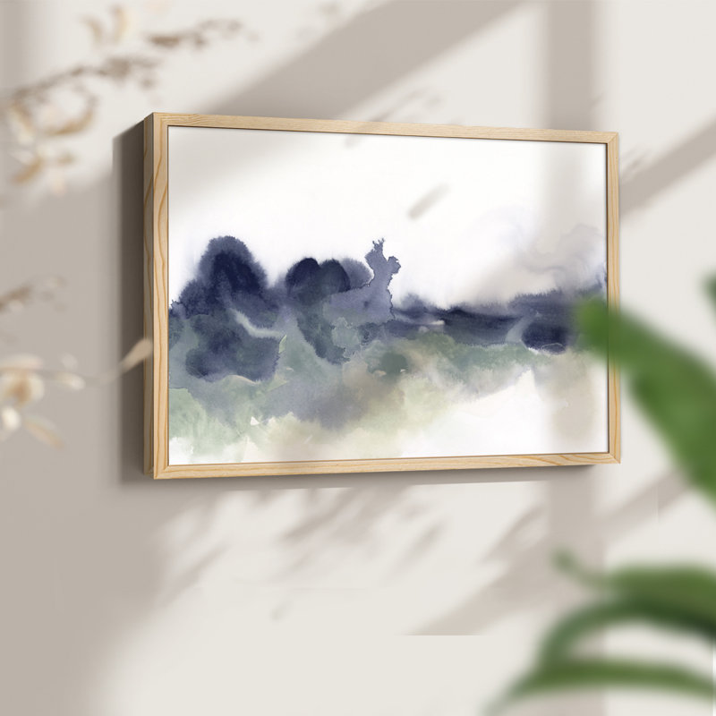 «Lake Fog I», reproduction encadrée, H 8 po x l 10 po, Naturel