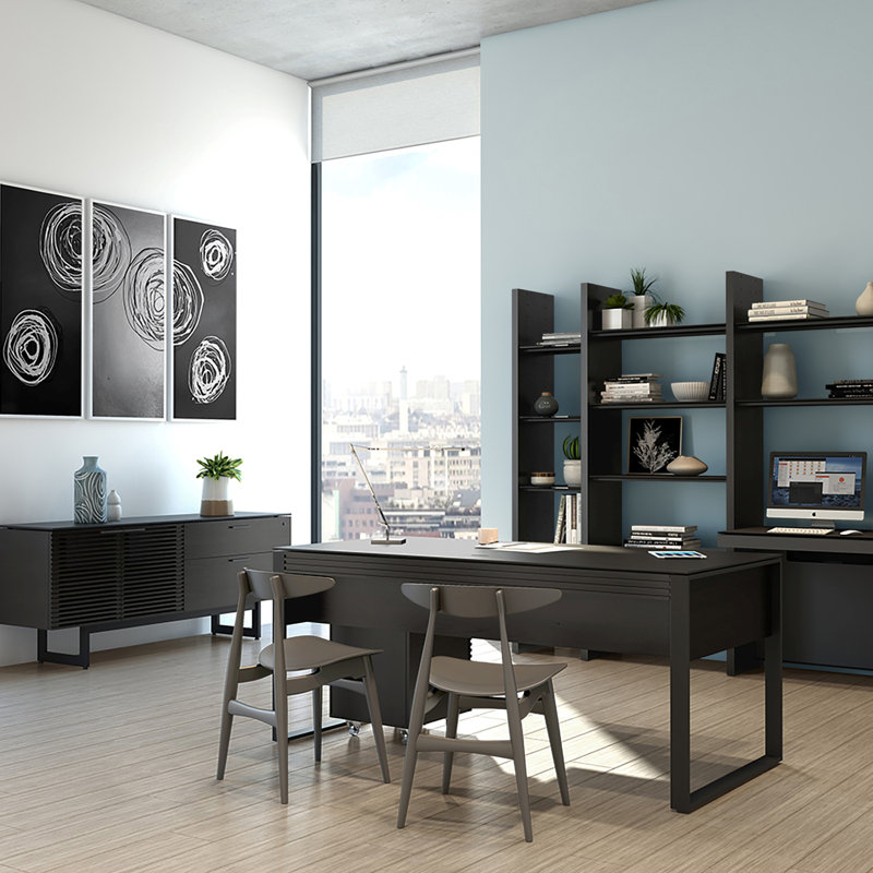 Corridor Writing Desk, Charcoal